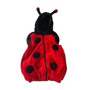 Dream Play Imagine Red Ladybug Hooded Halloween Costume Size 24 Months